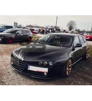 Alfa Romeo 146 Cupra R Uyumlu Ön Lip Mat Siyah Ön Tampon Lip