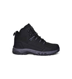 Günlük Erkek Siyah Bot Bağcıklı Tırtık Kaymaz Taban Outdoor Ayakkabı 888