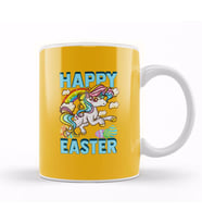 Happy Easter Unicorn Egg Hunt Kupa Bardak Porselen