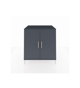 Kronos Şifonyer 2 Raflı 2 Kapaklı 88x59x96 Antrasit-Antrasit