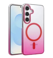 Durukar® Samsung Galaxy S23 FE Glossy Magsafe Kapak - Pembe