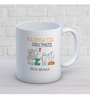 Kişiye Özel Meslek  Matematik Öğretmeni  Hediyelik Kupa Bardak