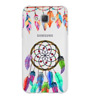 PrintiFy Samsung Galaxy J7 Core ile Uyumlu 1mm Slim Fit Nazar Boncuğu 6 Baskılı Şeffaf  Kılıf