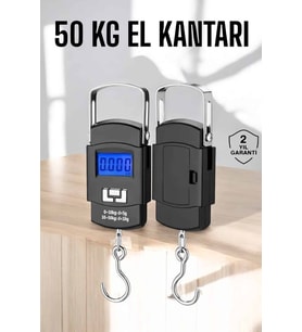 El Terazisi Dijital Göstergeli Pilli 50 Kg Ağırlık Ölçer