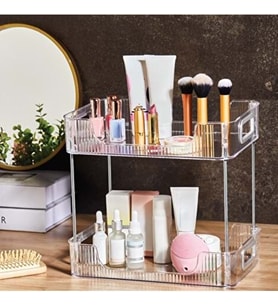 METAL SİYAH 2 KATLI MEROPE ORGANİZER