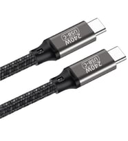 Zore QG02 Type-C to Type-C PD3.1 Data Kablosu 240W 480Mbps 1 Metre (Siyah)