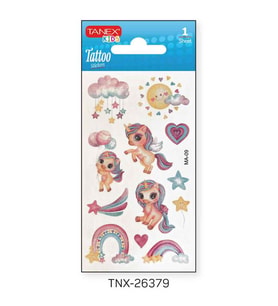 Tanex 7x12mm Unicorn Simli Mini Tatoo TNX-26379