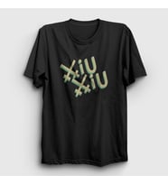 Presmono Unisex Siyah Logo Band Xiu Xiu T-Shirt 549323tt