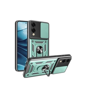 Galaxy S25 Edge Pars Lens Yüzüklü - Yeşil