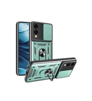 Galaxy S25 Edge Pars Lens Yüzüklü - Yeşil