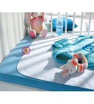 (2 Lİ PAKET) Anti Alerjik Anne Bebek Alt Açma Değiştirme Pedi (%100 DOĞAL PAMUK LİFİ) (Doğal Beyaz)