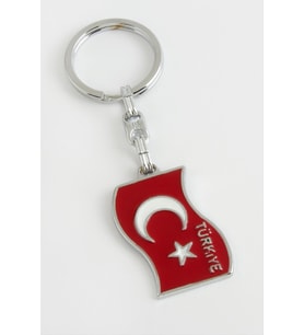 Ay Yıldız Metal Anahtarlık