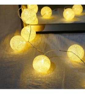 Top Led Oda Süsleme Işıklı Top Aydınlatma 1,5 Metre