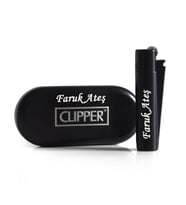 İsme Özel  Clipper Siyah Renk Çakmak