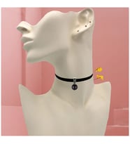 Siyah Kadife Onik Doğal Taş Kadın Choker