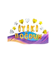 Yıldızlı Gold Iyi Ki Doğdun Folyo Balon