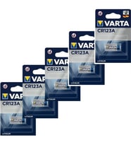 Varta 6205 CR123A 3V Lityum Pil 5'li (Gri)