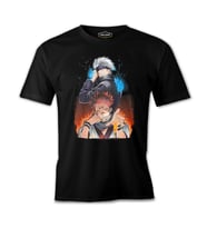 Jujutsu Kaisen - Ice and Fire Siyah Erkek Tshirt