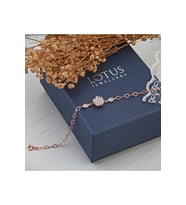 LOTUS ÇİÇEĞİ GÜMÜŞ BİLEKLİK  - 925 Ayar Gümüş Bileklik (Beyaz)