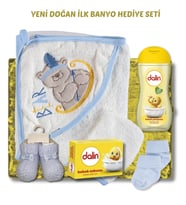 Yeni Doğan Erkek Bebek İlk Banyo Hediye Seti (Aynı gün Kargo İmkanı)