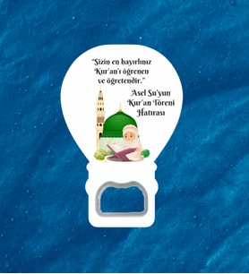 Kur'an Töreni Hatırası Açacak Magnet
