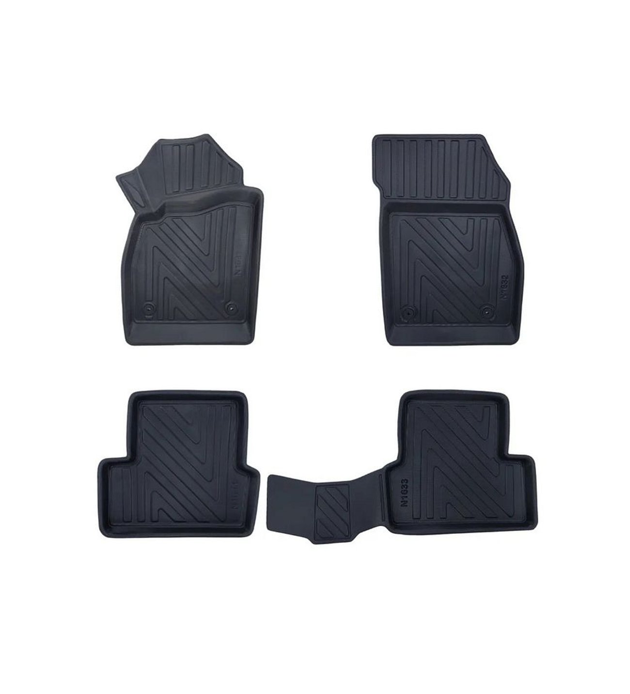 Chevrolet Cruze 2008-2016 ile Uyumlu Carbon Desenli Ultra Premium Havuzlu Oto Paspas
