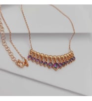 Gümüş Mistik Topaz Taşlı Kolye 925 Ayar (Karışık)