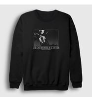 Presmono Unisex Siyah Ulquiorra Anime Bleach Sweatshirt 128378tt