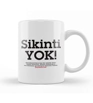 Sikinti Yok Karadeniz Kupa Bardak Porselen