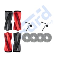 Roborock Saros 10- Saros 10R Uyumlu 2 Ana Fırça 2 Yan Fırça 4 Mop PKT-iasgf0000859