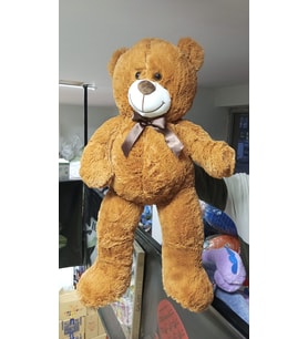 Peluş 100 cm Patili Sevimli Kahverengi Ayı Uyku Arkadaşı