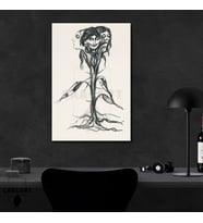 Tekli Dikey Kanvas Edvard Munch Vignette Amaryllis