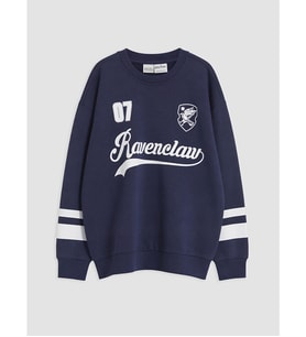 LCW Kids Lacivert Harry Potter Baskılı Kız Çocuk Sweatshirt