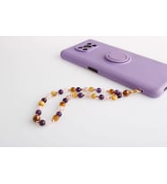 Ametist, Pembe Kuvars, Kaplan Gözü Doğal Taş Telefon İpi (Karışık)