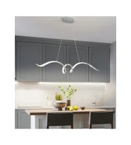 Solara Ledli Yemek Masası Avize RA-AVZ- 6543-78-90 (Krom)