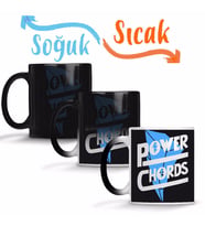 Power Chords Sihirli Kupa Bardak Porselen