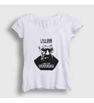 Presmono Kadın Beyaz Danger Breaking Bad T-Shirt 184398tt