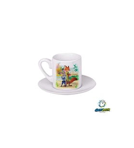 Zootropolis Judy ve Nick Türk Kahvesi Fincanı 0190