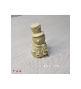YY0851 Atkı ve Şapkalı Kardan Adam Silikon Kalıp