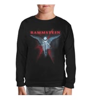 Rammstein - Rising Angel Siyah Çocuk Sweatshirt