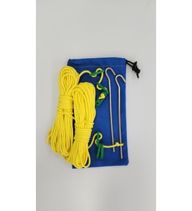 Polyester 20 M İp + 2 Kazık + Gergi Aparatı