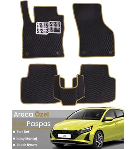 HYUNDAİ i20 (2020-2025) Uyumlu EVA Paspas Tam Set–Araca Özel,Kolay Montaj,Su Geçirmez