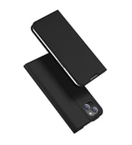 Dux Ducis iPhone 14 Plus 6.7 Kılıf Skin Pro Series Flip Cover Kapaklı Kılıf (Siyah)