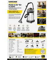 Karcher Puzzi 4/30 *Eu Seri No:987 (1.100-279.0) Classic Elektrik Süpürgesi