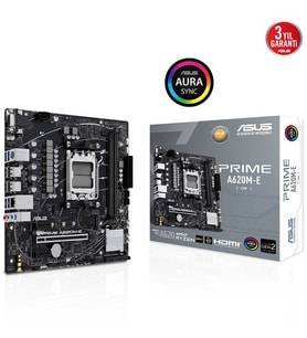 ASUS PRIME A620M-E DDR5 HDMI DP PCIe 16X v4.0 AM5 mATX