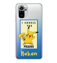 Xiaomi Pikachu Tasarımlı Şeffaf Telefon Kılıfı