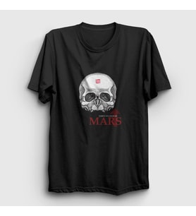 Presmono Unisex Siyah Skull 30 Seconds To Mars T-Shirt 172227tt