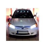 Honda Cıvıc Es7 Led Xenon Şimşek Uzun Far Ampulü Hb3 Zero