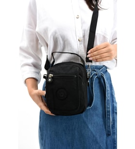 Çapraz Askılı Ultra Hafif Çok Cepli Unisex Çantası Siyah (Model: 571-6K)