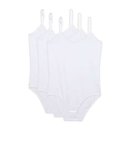 3 Adet İp Askılı Kadın Çıtçıtlı Body Beyaz